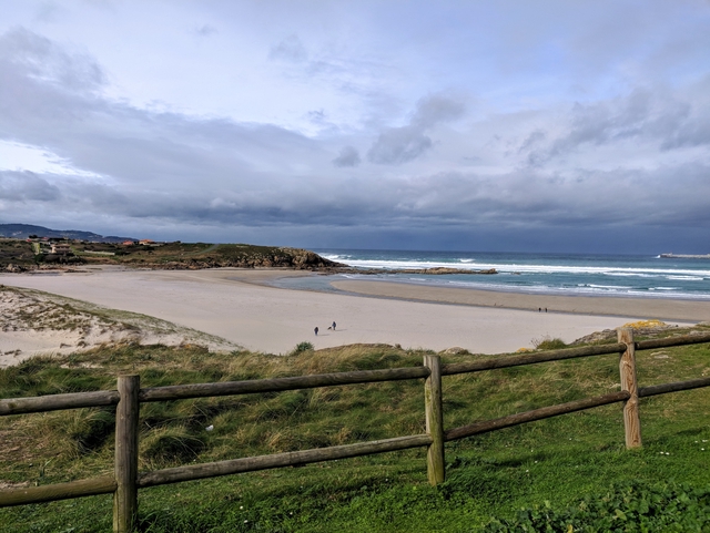 The beach after a walk