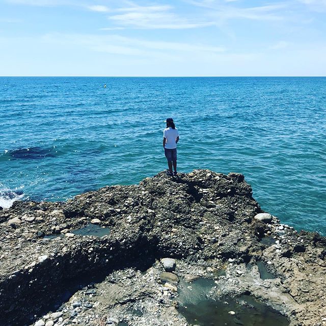 Another picture of me at the beach, this time in Malaga